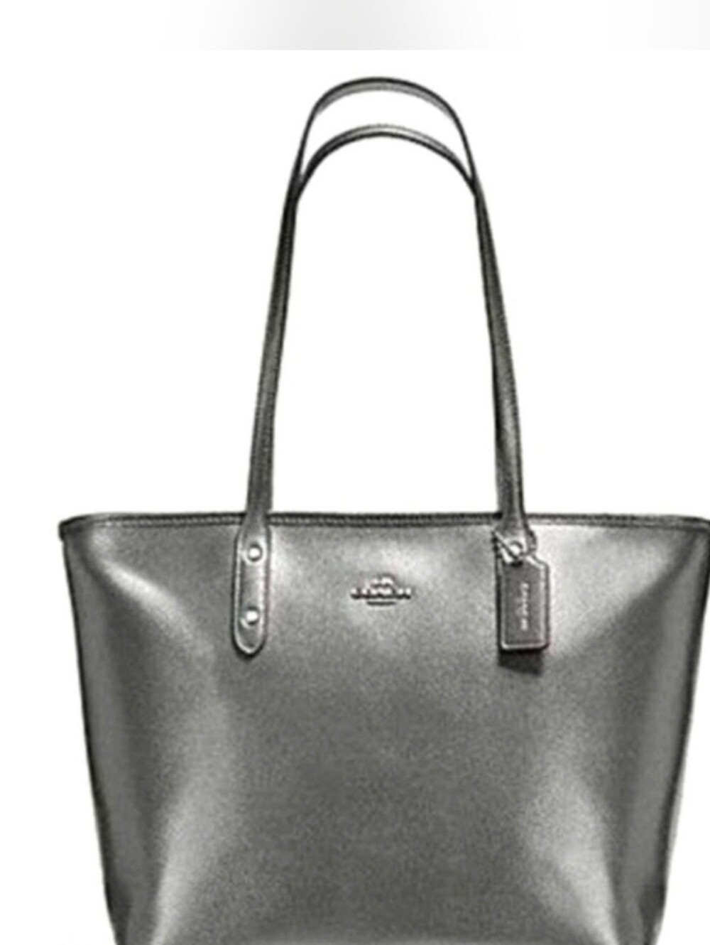 Coach Women's Leather Tote Bag in Black